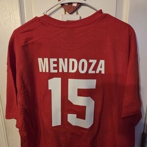 FERNANDO MENDOZA INDIANA HOOSIERS NAME AND NUMBER TEE SHIRTS